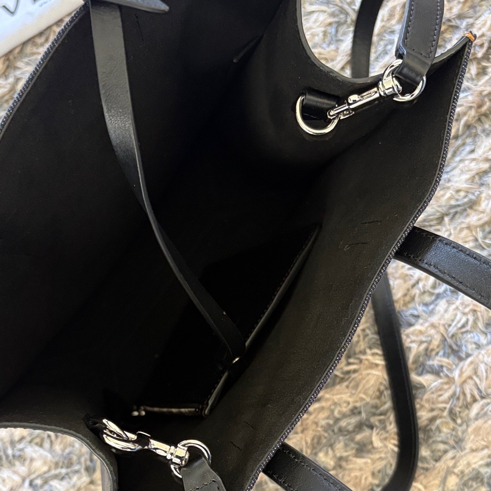 Givenchy Star Denim Leather Tote, Leather Handles, Removable Strap + Zip Pouch - Picture 5 of 15